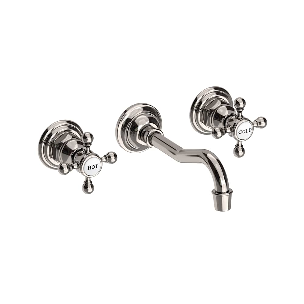 Chesterfield 1.2 GPM Wall Mounted Widespread Bathroom Faucet