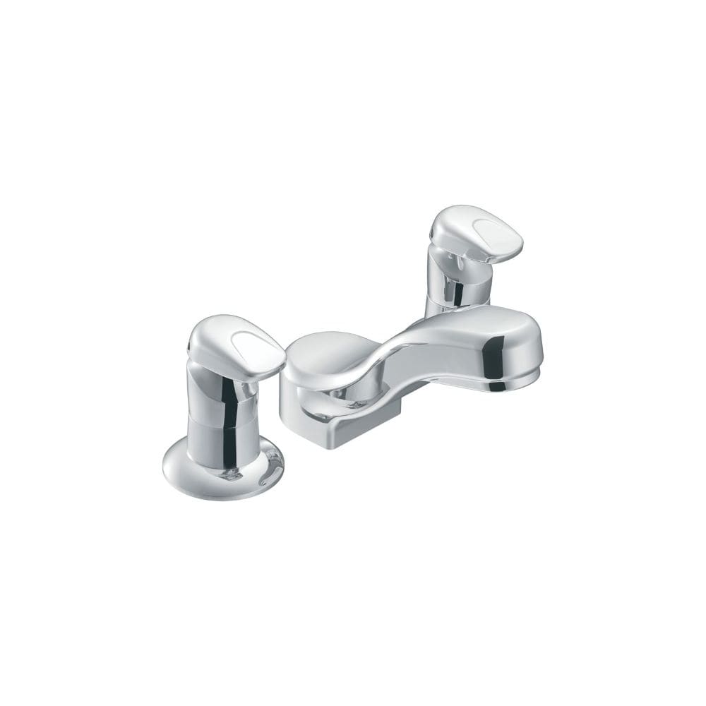 Moen Widespread Centerset Metering Bathroom Faucet from the M-PRESS Collection (Valve Included) Chrome