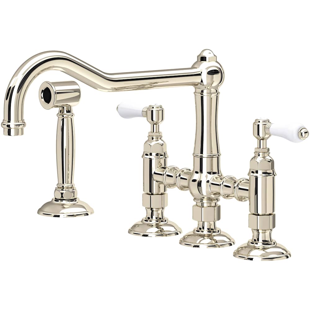 Acqui 1.5 GPM Widespread Bridge Kitchen Faucet - Includes Side Spray