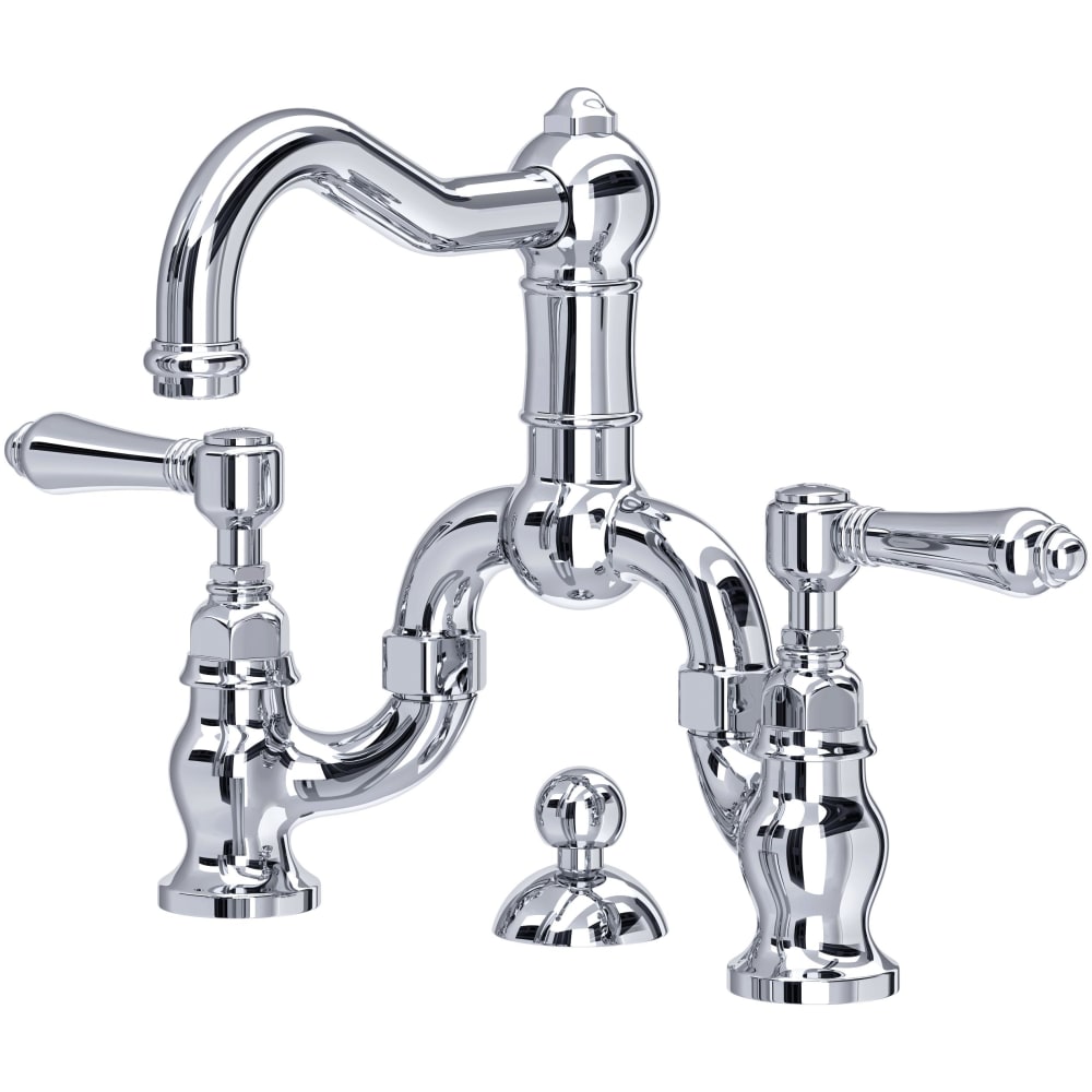 Acqui 1.2 GPM Widespread Bridge Bathroom Faucet with Pop-Up Drain Assembly