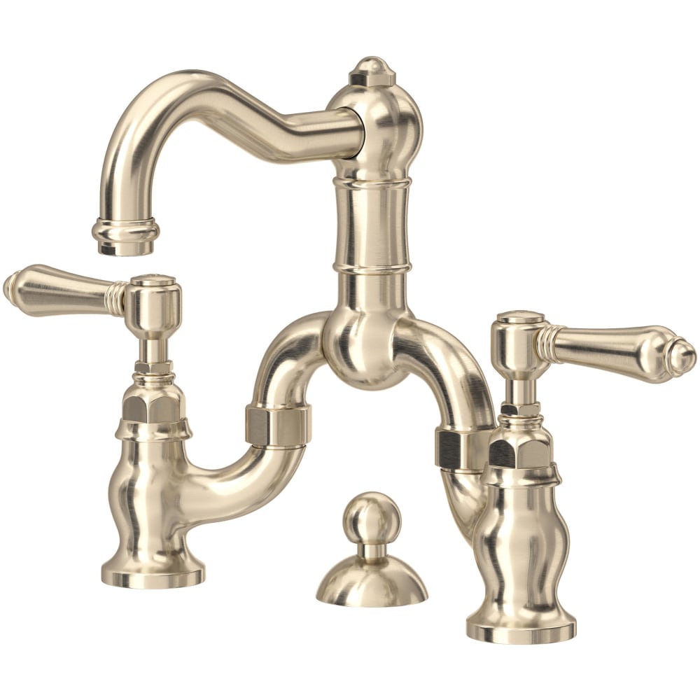 Acqui 1.2 GPM Widespread Bridge Bathroom Faucet with Pop-Up Drain Assembly