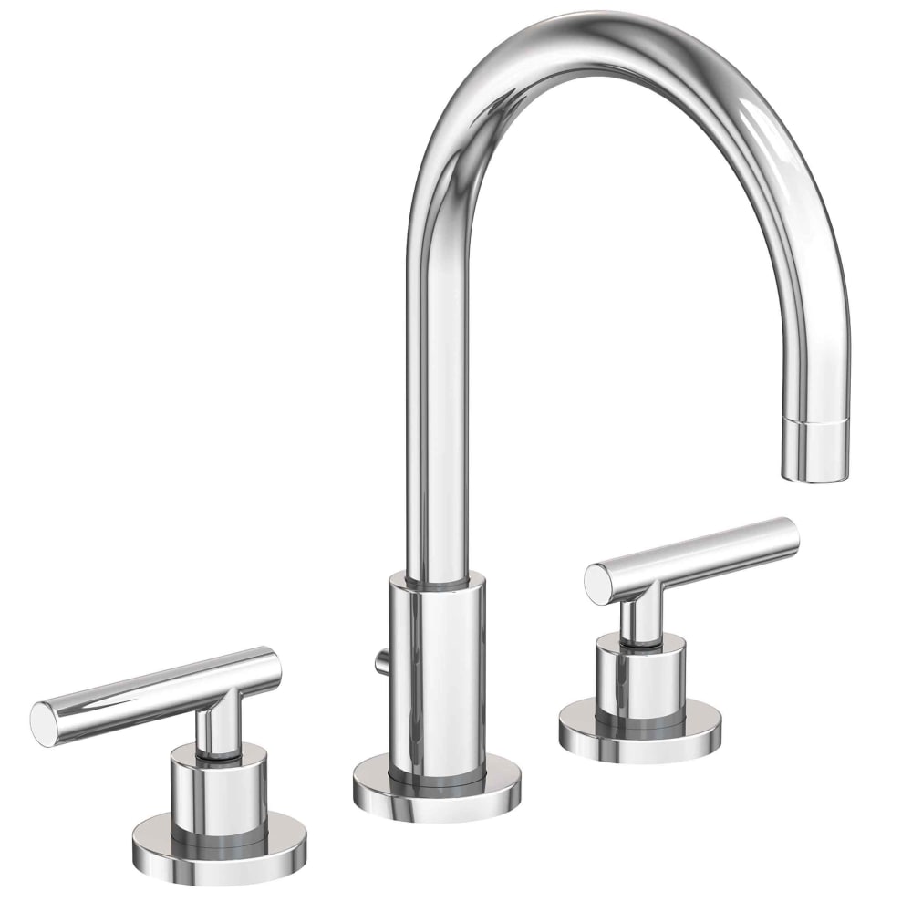 East Linear 1.2 GPM Widespread Bathroom Faucet with Pop-Up Drain Assembly