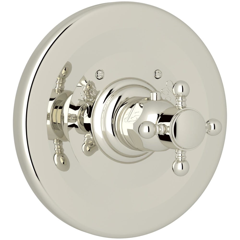 Acqui Thermostatic Valve Trim Only with Single Cross Handle - Less Rough In
