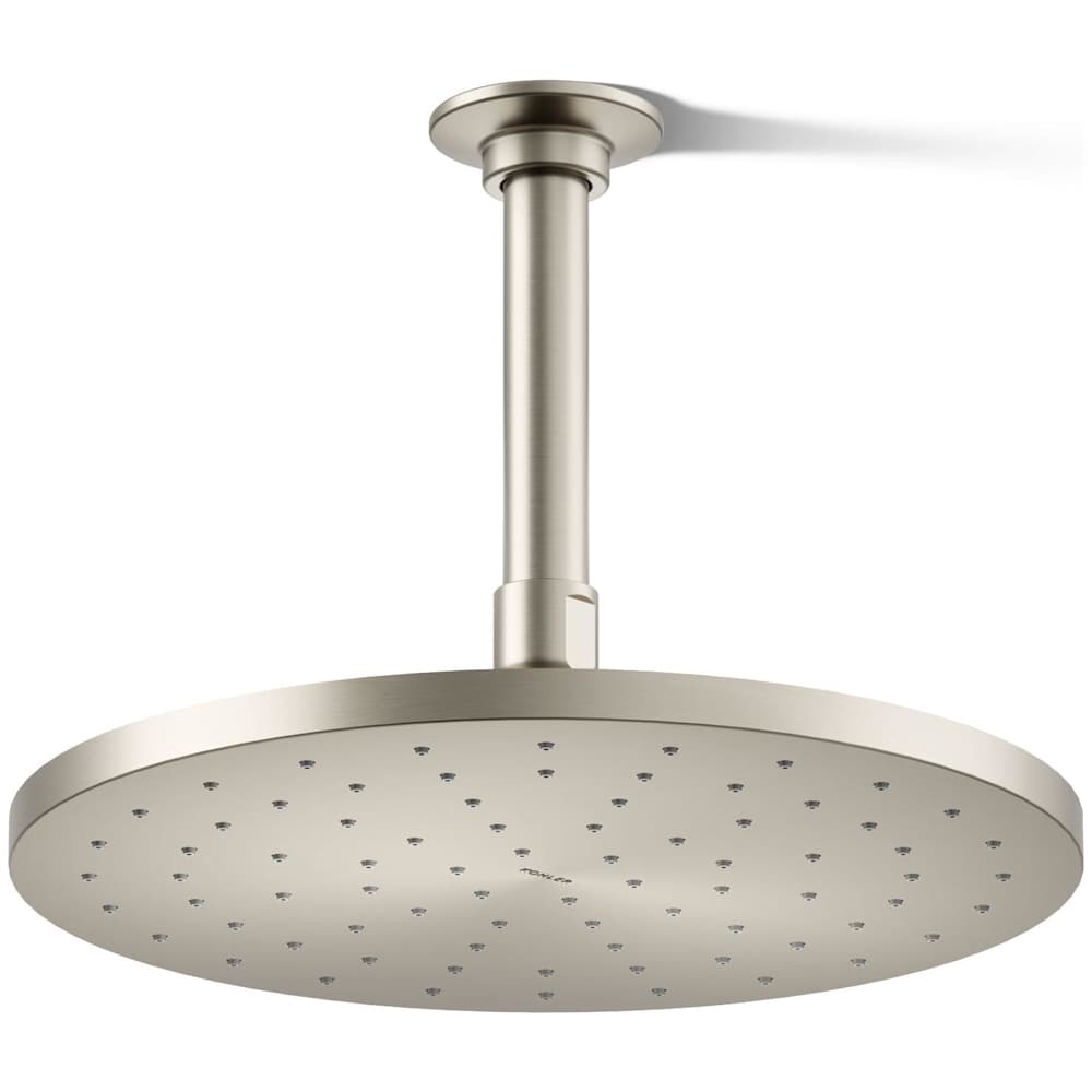 Contemporary Round 10" Single Function 2.5 GPM Rainhead with MasterClean Sprayface and Katalyst Air-Induction Technology