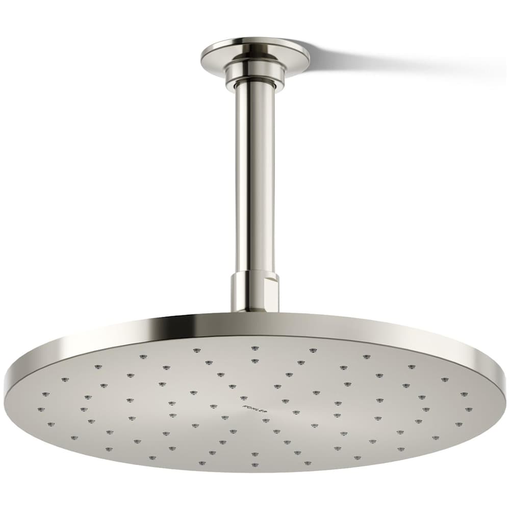 Contemporary Round 10" Single Function 2.5 GPM Rainhead with MasterClean Sprayface and Katalyst Air-Induction Technology