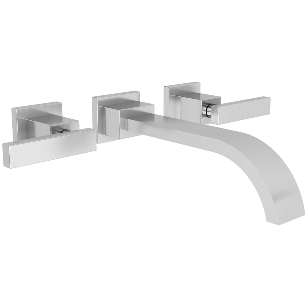 Secant 1.2 GPM Wall Mounted Widespread Bathroom Faucet