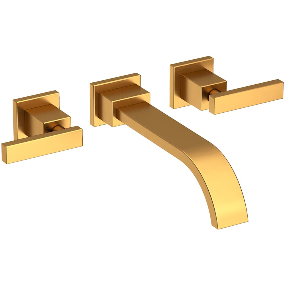 Secant 1.2 GPM Wall Mounted Widespread Bathroom Faucet