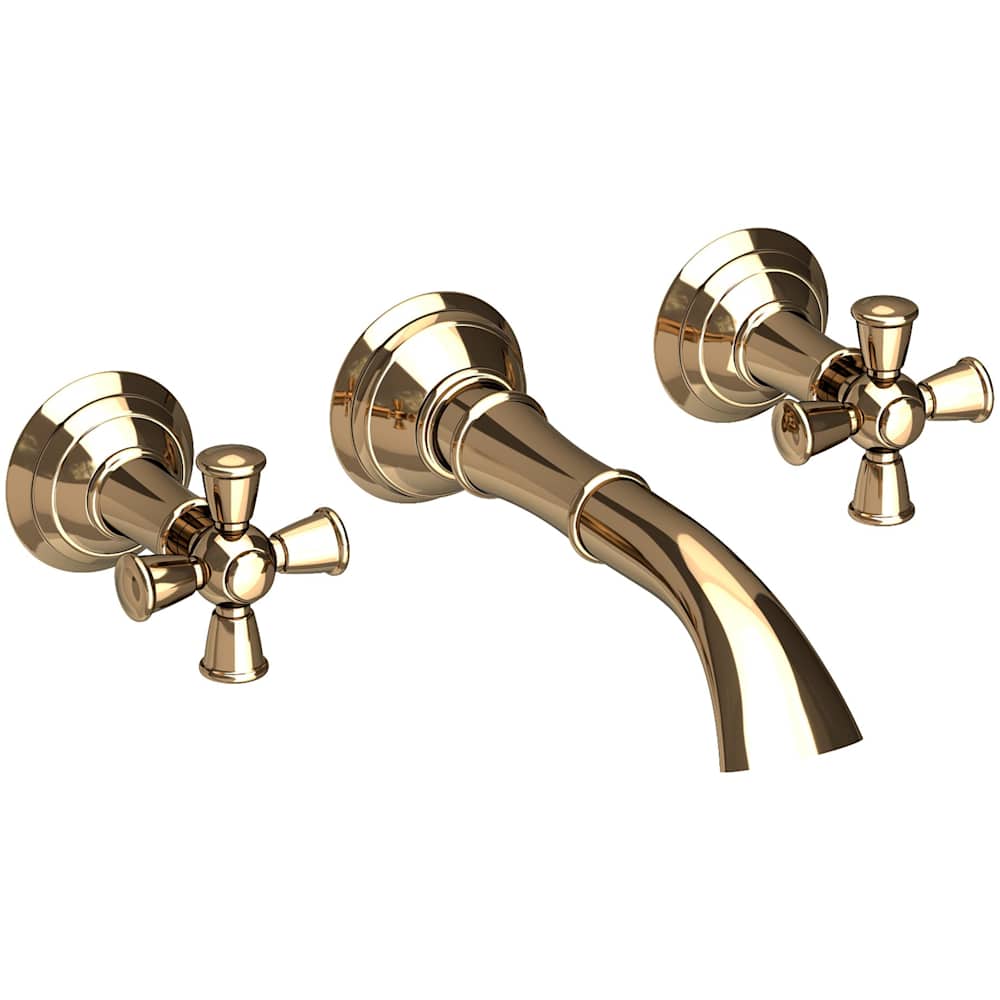 Aylesbury 1.2 GPM Wall Mounted Widespread Bathroom Faucet