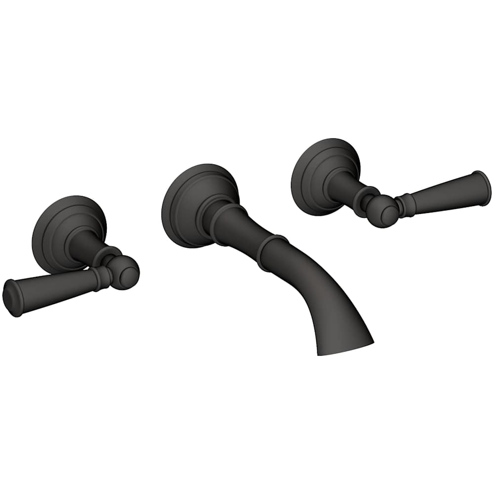 Aylesbury 1.2 GPM Wall Mounted Widespread Bathroom Faucet