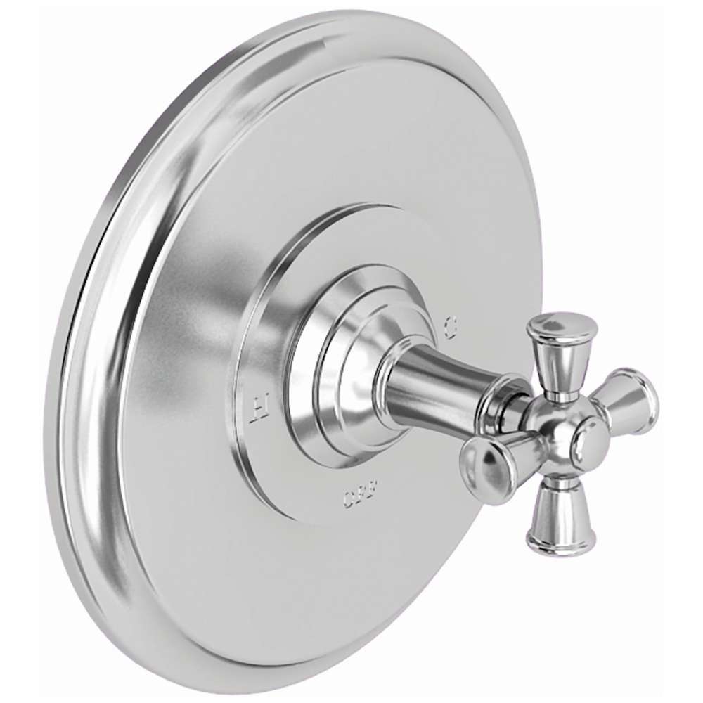 Single Handle Shower Valve Trim with Metal Cross Handle Less Shower Head for the Aylesbury and Jacobean Collections