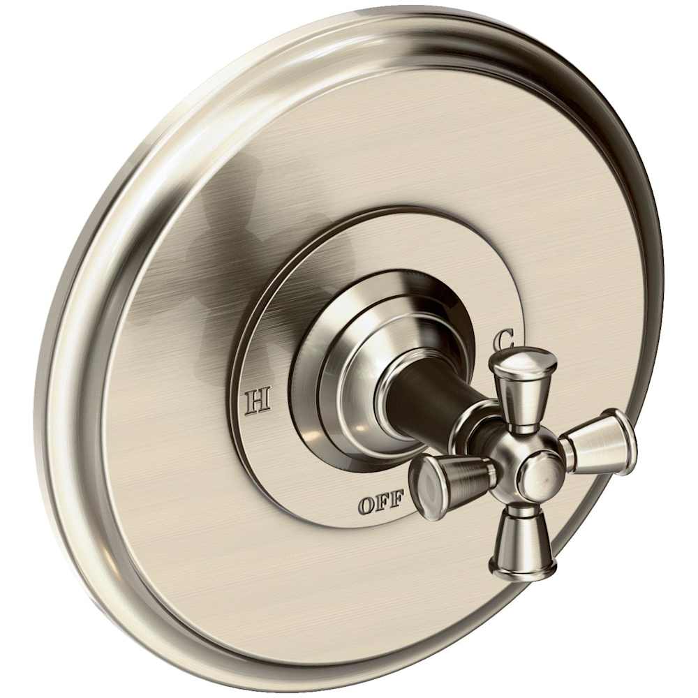 Single Handle Shower Valve Trim with Metal Cross Handle Less Shower Head for the Aylesbury and Jacobean Collections