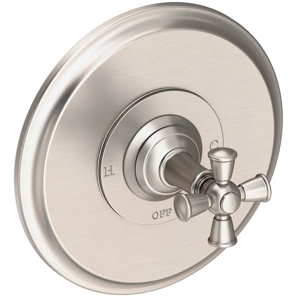 Single Handle Shower Valve Trim with Metal Cross Handle Less Shower Head for the Aylesbury and Jacobean Collections