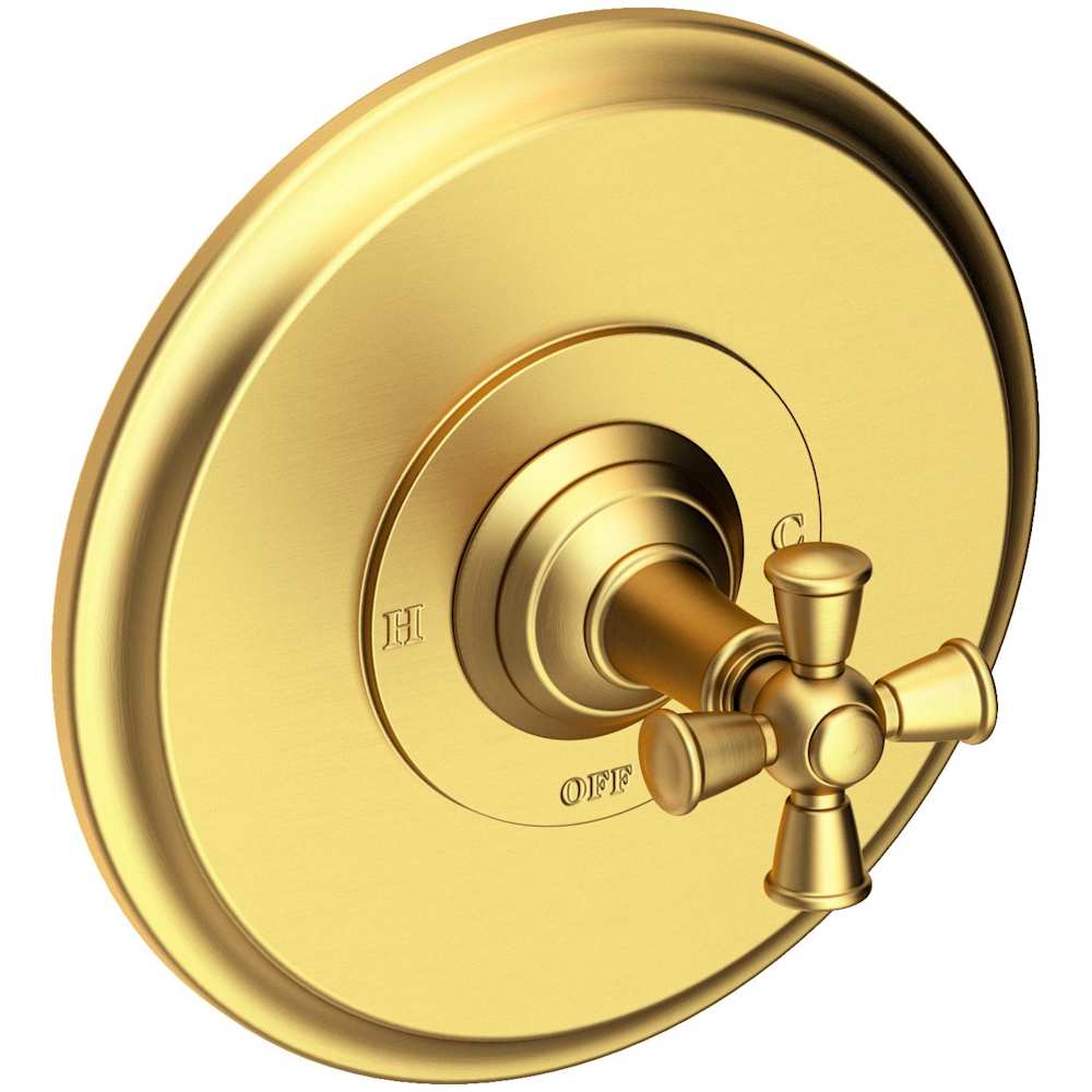 Single Handle Shower Valve Trim with Metal Cross Handle Less Shower Head for the Aylesbury and Jacobean Collections