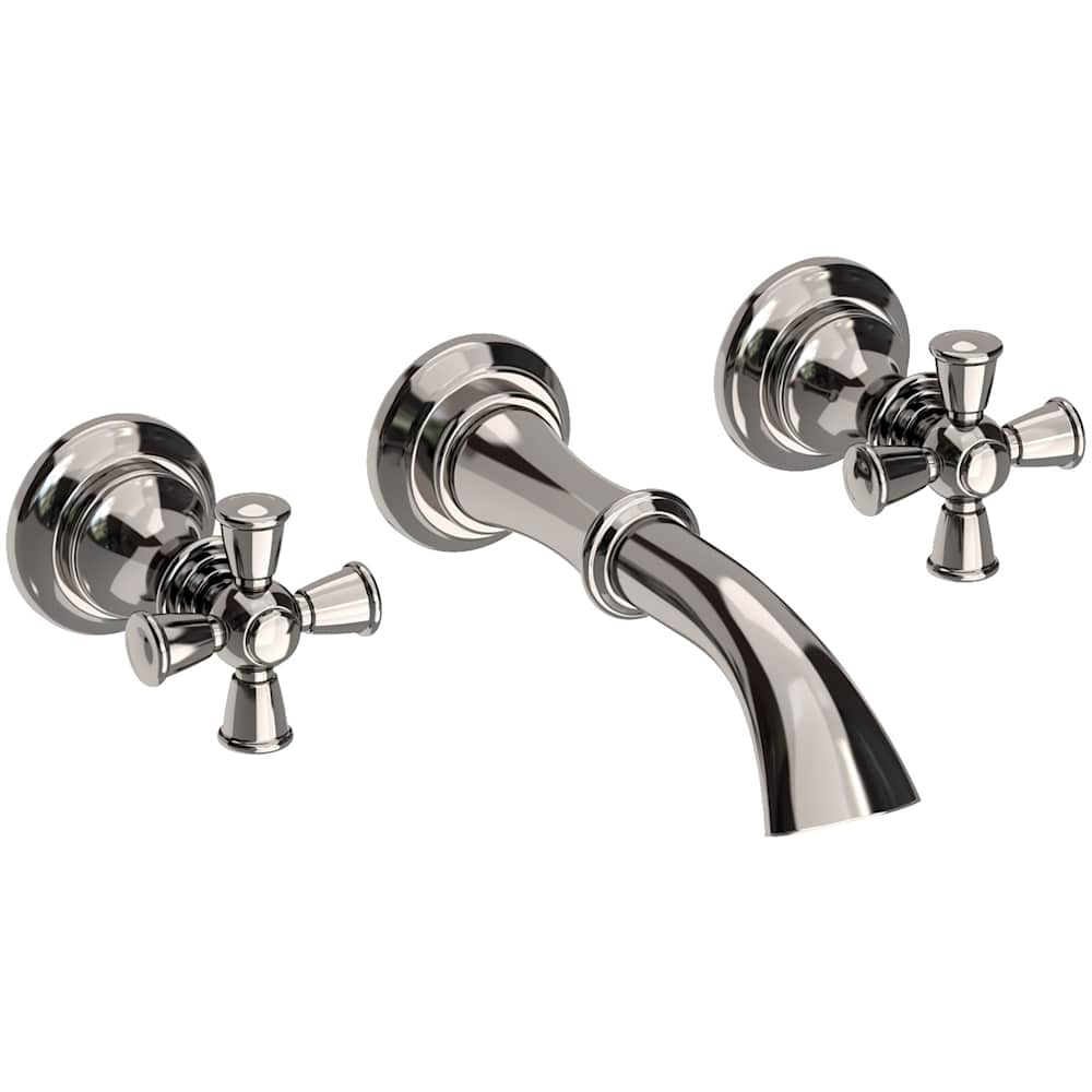 Sutton 1.2 GPM Wall Mounted Widespread Bathroom Faucet