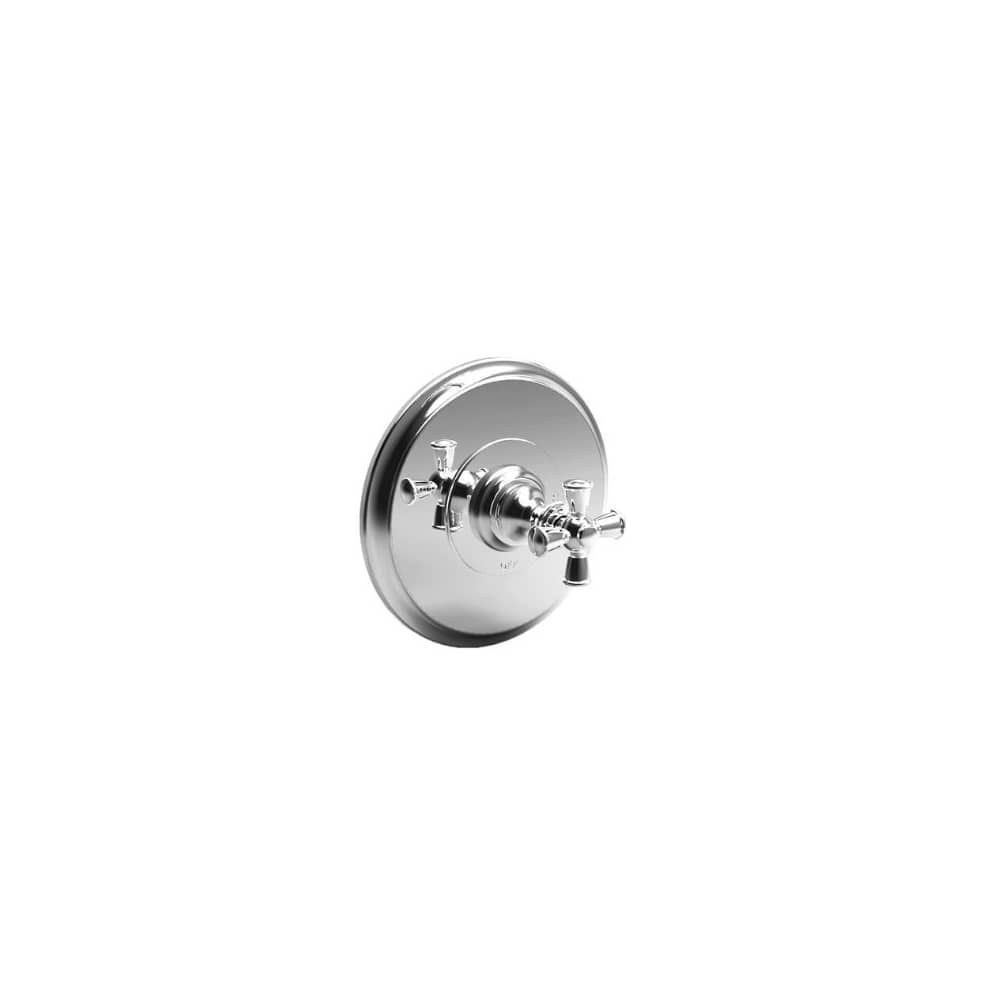 Single Handle Shower Valve Trim with Metal Cross Handle Less Shower Head from the Sutton Collection
