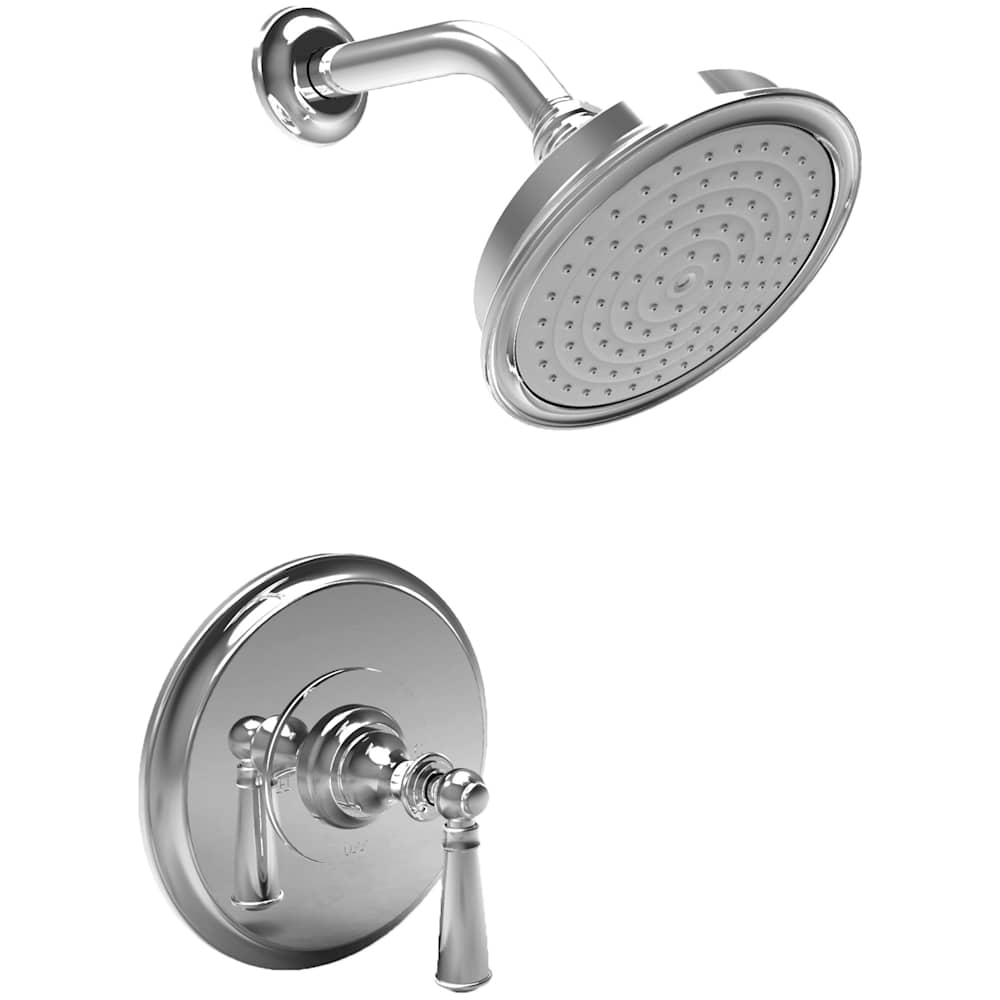 Single Handle Shower Valve Trim with Shower Head from the Sutton Collection