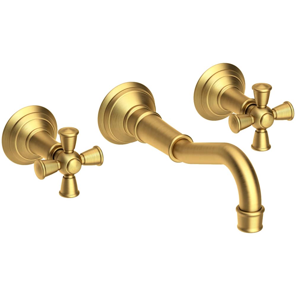 Jacobean 1.2 GPM Wall Mounted Widespread Bathroom Faucet