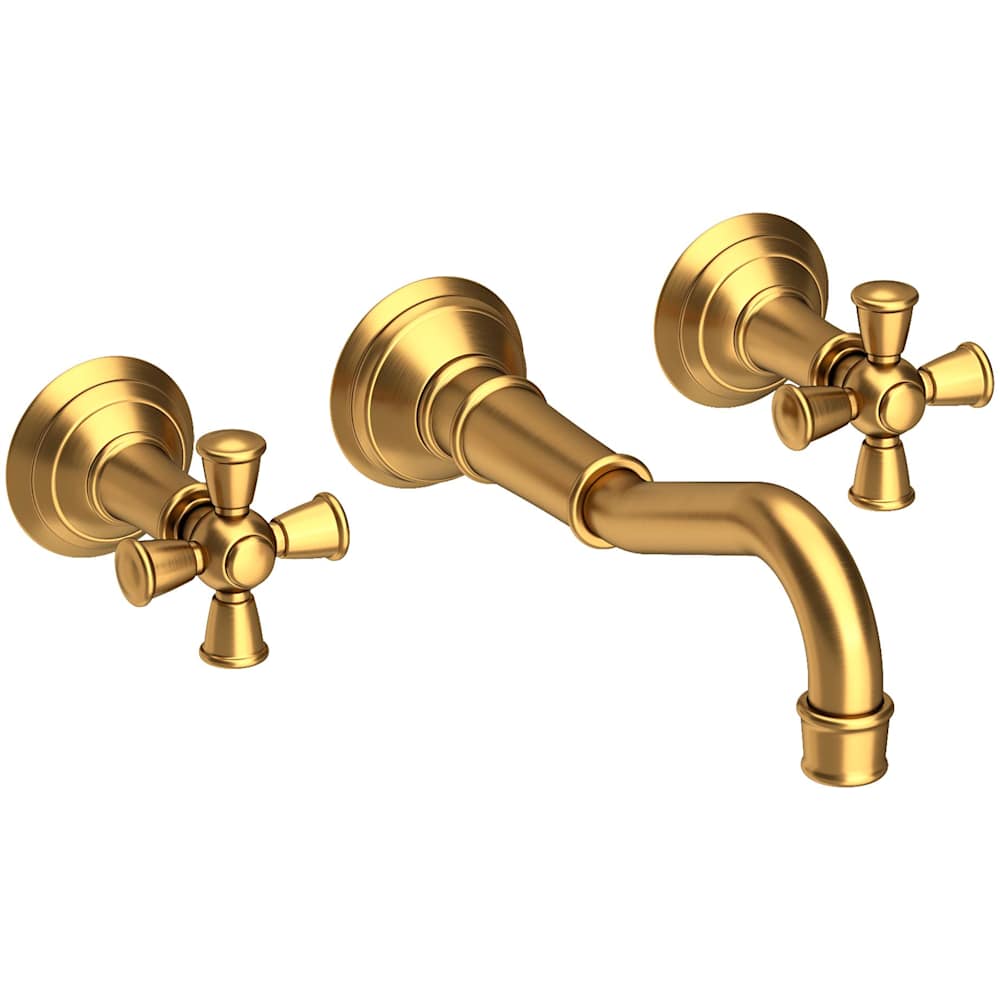 Jacobean 1.2 GPM Wall Mounted Widespread Bathroom Faucet
