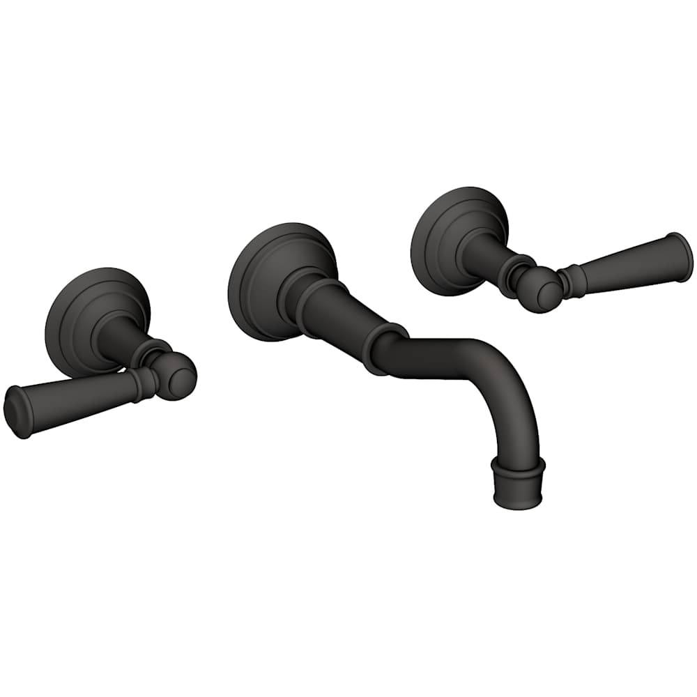Jacobean 1.2 GPM Wall Mounted Widespread Bathroom Faucet