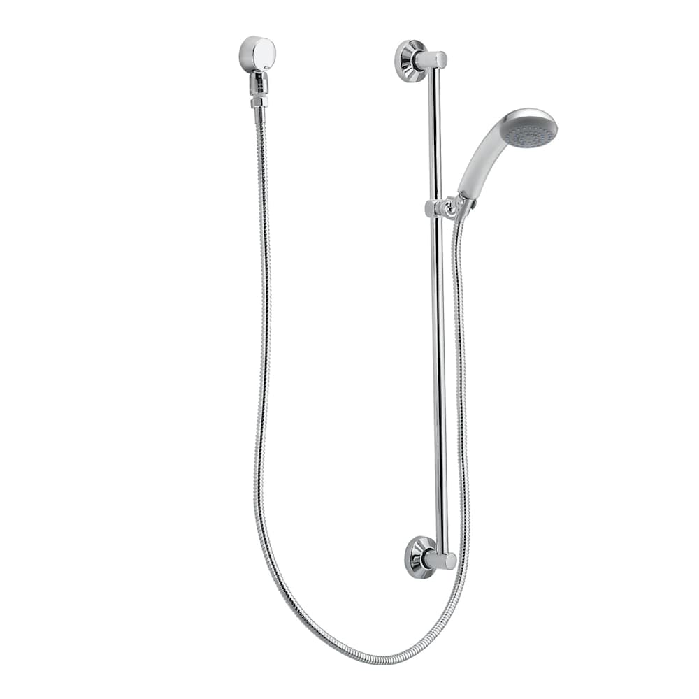 Moen Single Function Hand Shower Package with Hose and Slide Bar Included from the M-DURA Collection Chrome