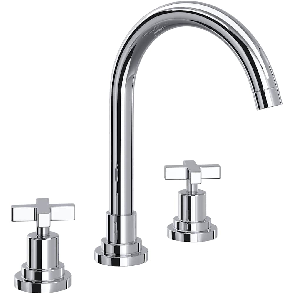 Lombardia 1.2 GPM Widespread Bathroom Faucet with Pop-Up Drain Assembly