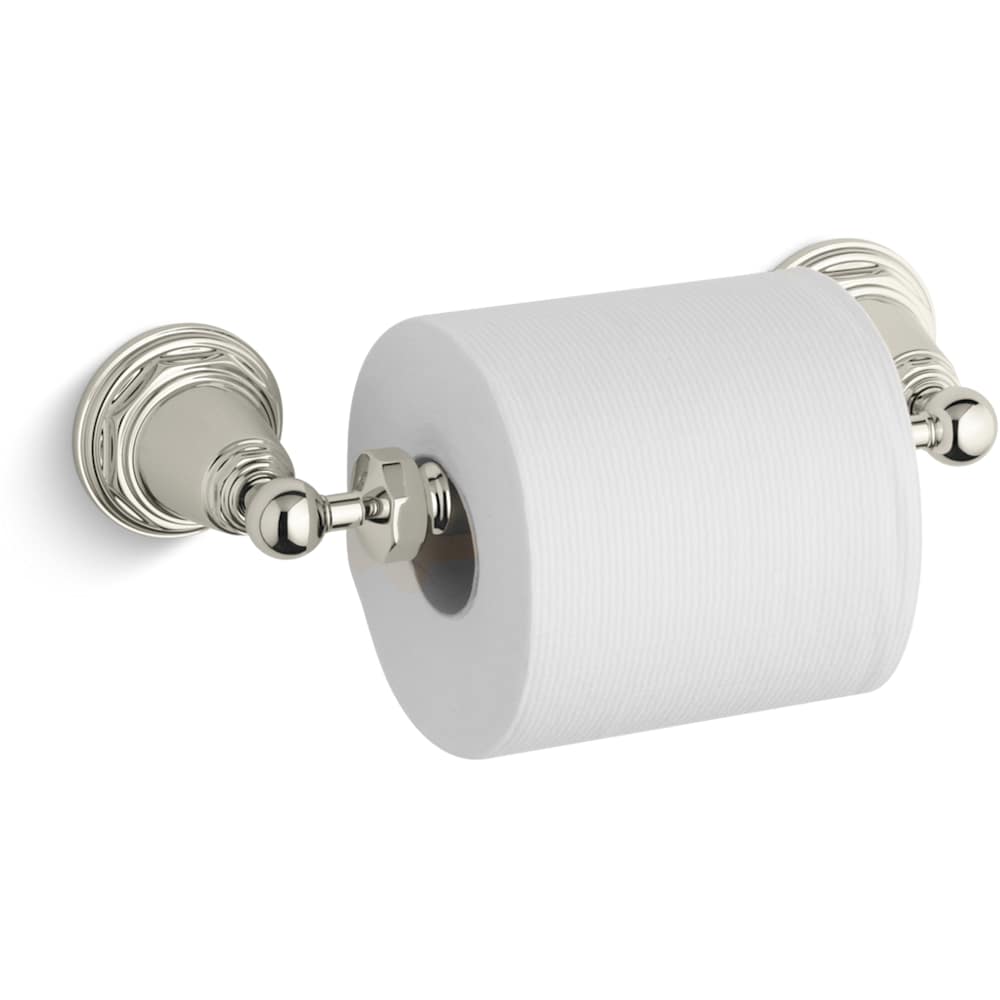 Pinstripe Double Post Toilet Paper Holder