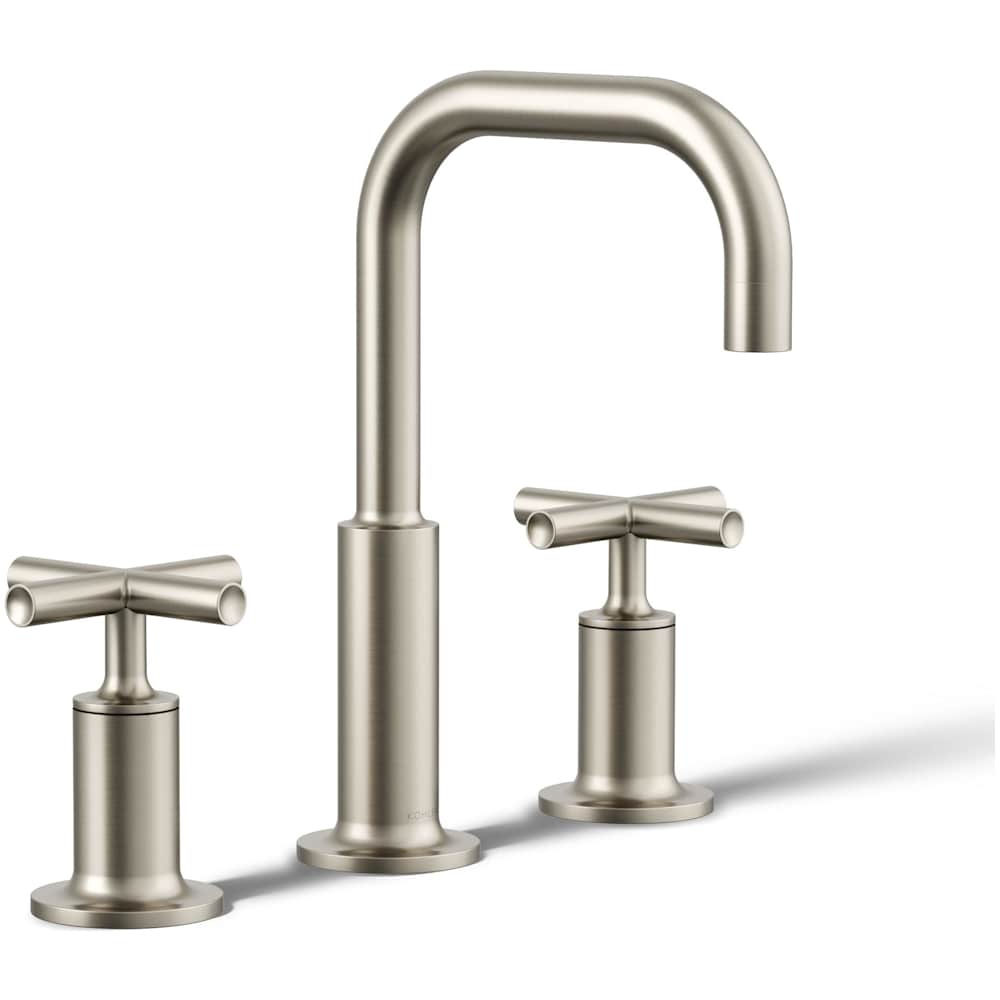 Purist 1.2 GPM Widespread Bathroom Faucet with Pop-Up Drain Assembly