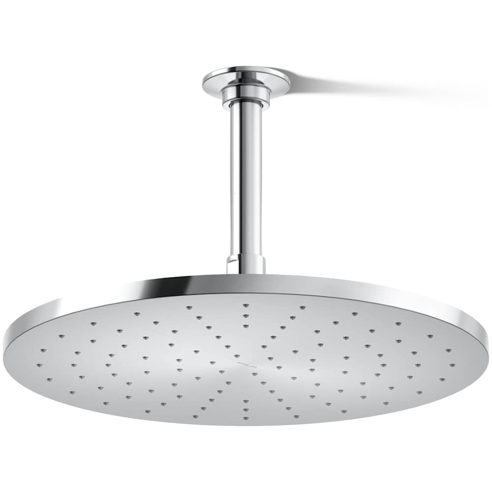 Contemporary Round 12" Single Function 2.5 GPM Rainhead with MasterClean Sprayface and Katalyst Air-Induction Technology