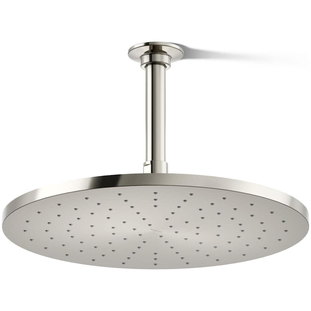 Contemporary Round 12" Single Function 2.5 GPM Rainhead with MasterClean Sprayface and Katalyst Air-Induction Technology