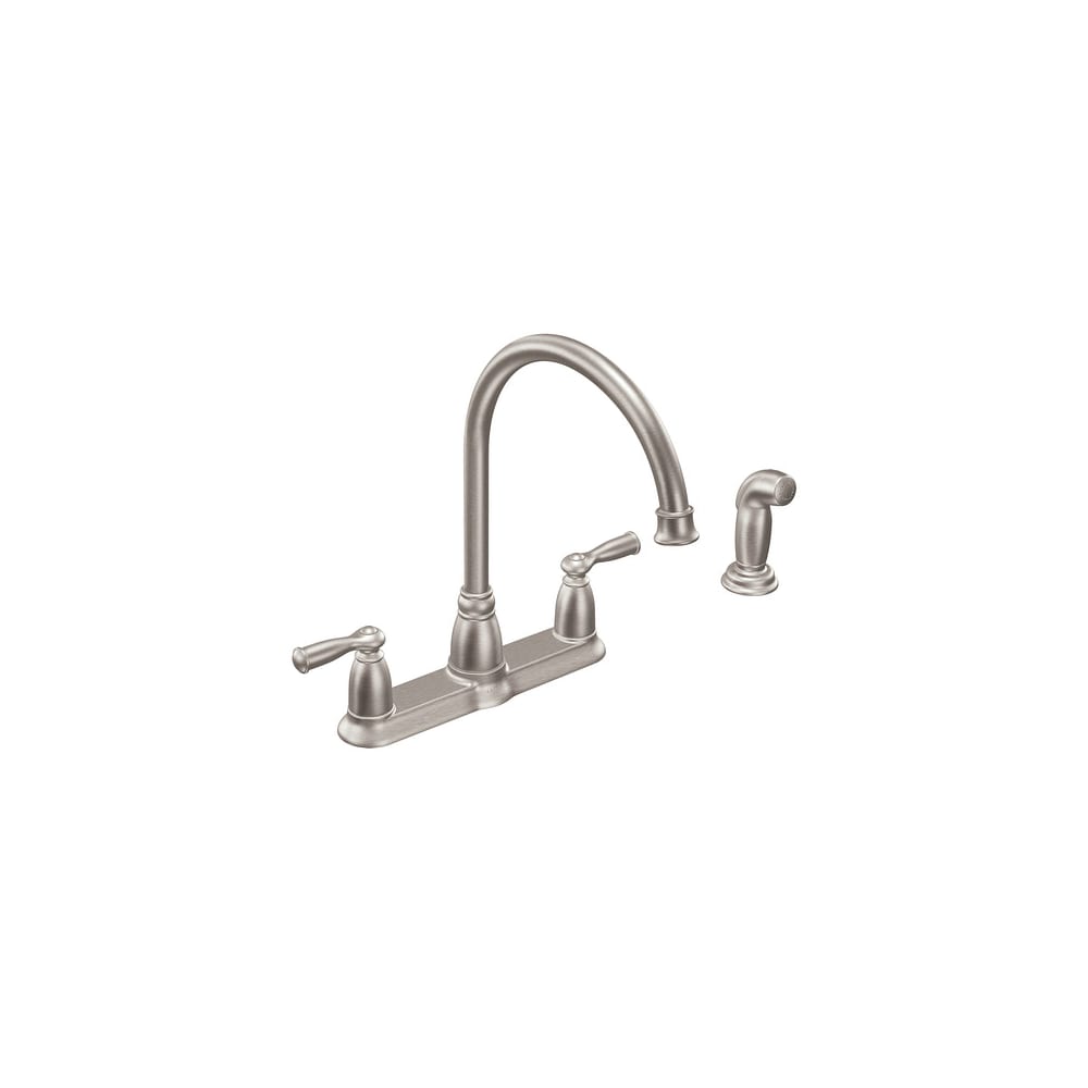 Moen Banbury High-Arc Kitchen Faucet with Side Spray Spot Resist Stainless