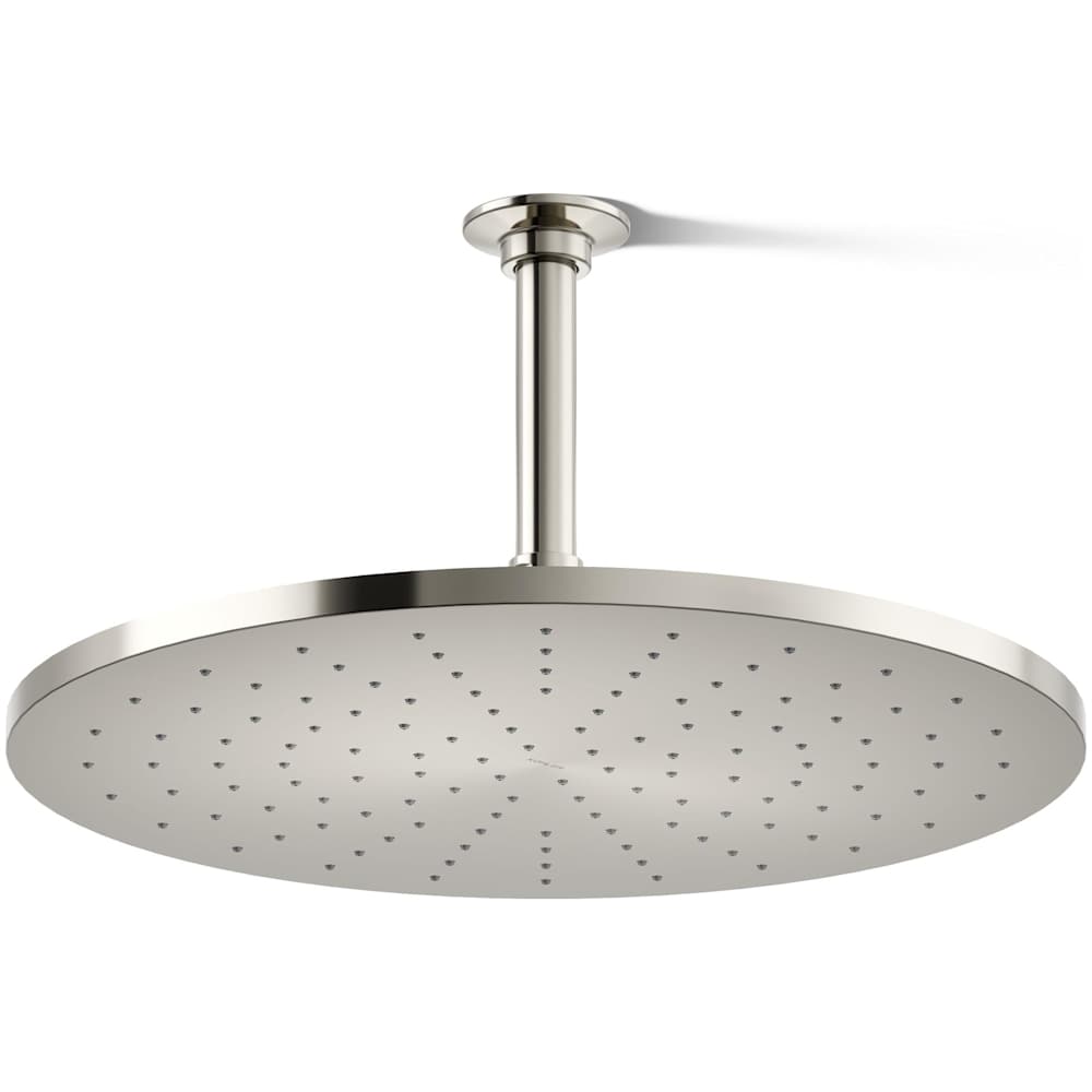 Contemporary Round 14" Single Function 2.5 GPM Rainhead with MasterClean Sprayface and Katalyst Air-Induction Technology