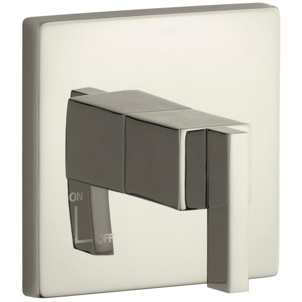 Single Handle Volume Control Trim Only with Metal Lever Handle from the Loure Collection