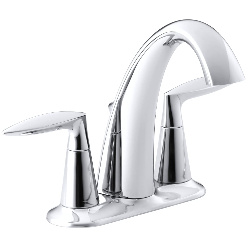 Alteo Centerset Bathroom Faucet - Free Metal Pop-Up Drain Assembly with purchase