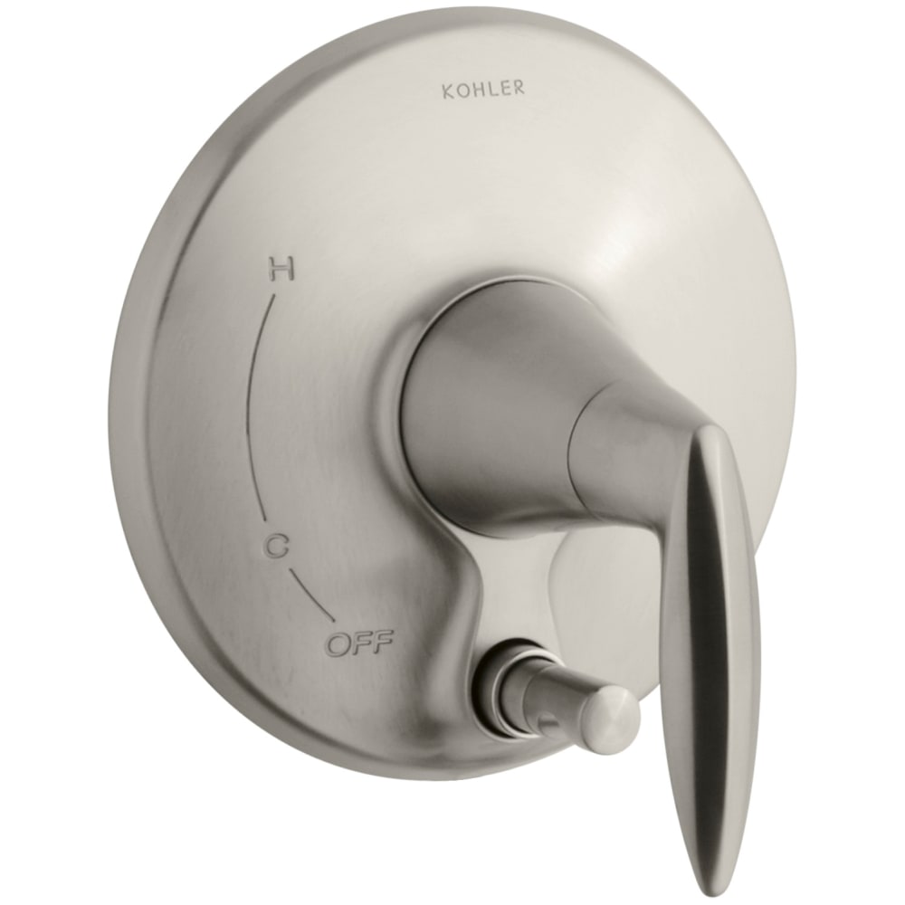 Alteo Single Handle Pressure Balanced Valve Trim with Integrated Push Button Diverter (Less Valve)