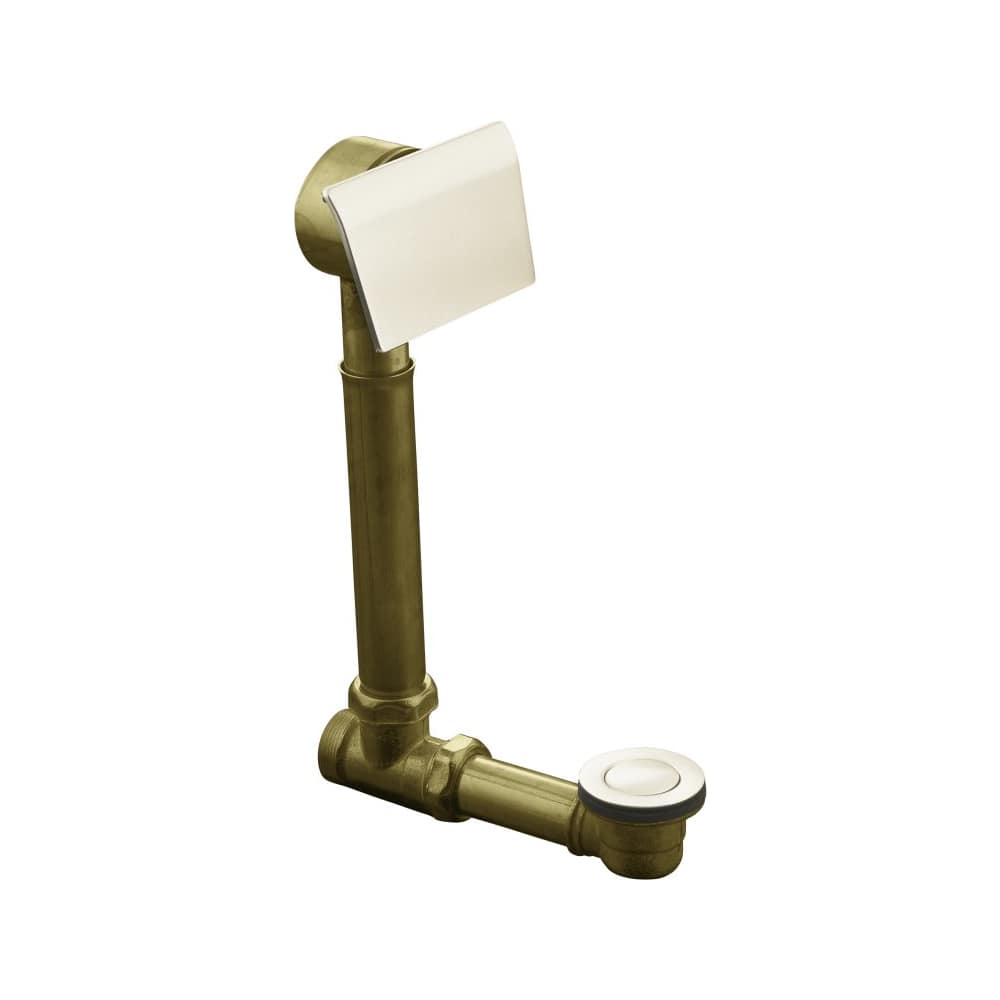 Clearflo 1-1/2" Adjustable Pop-Up Drain with Contoured Overflow Hood