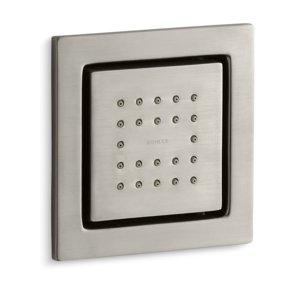 WaterTile Square Single Square Metal Body Spray – with 22 Rubber Spray Nozzles