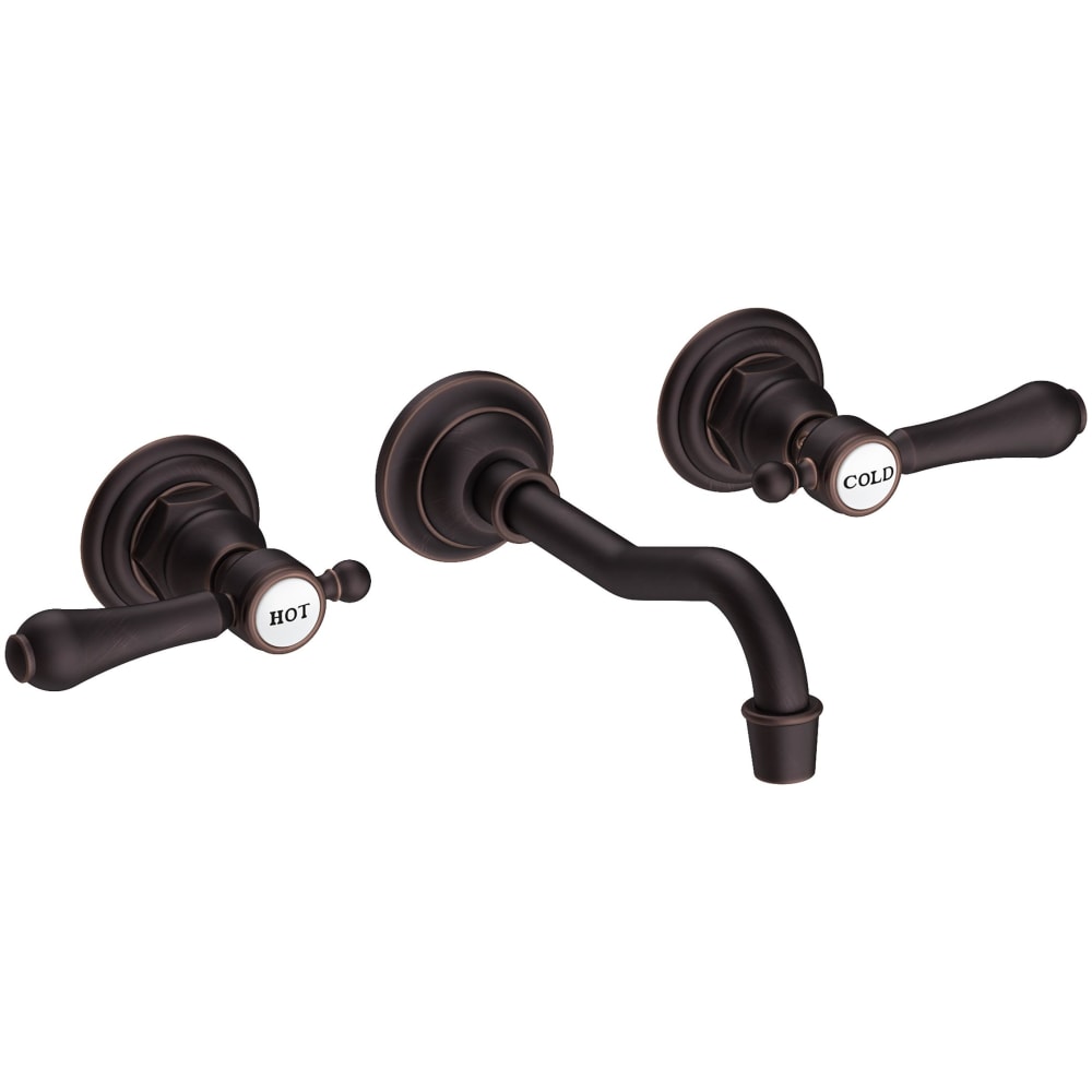 Chesterfield 1.2 GPM Wall Mounted Widespread Bathroom Faucet