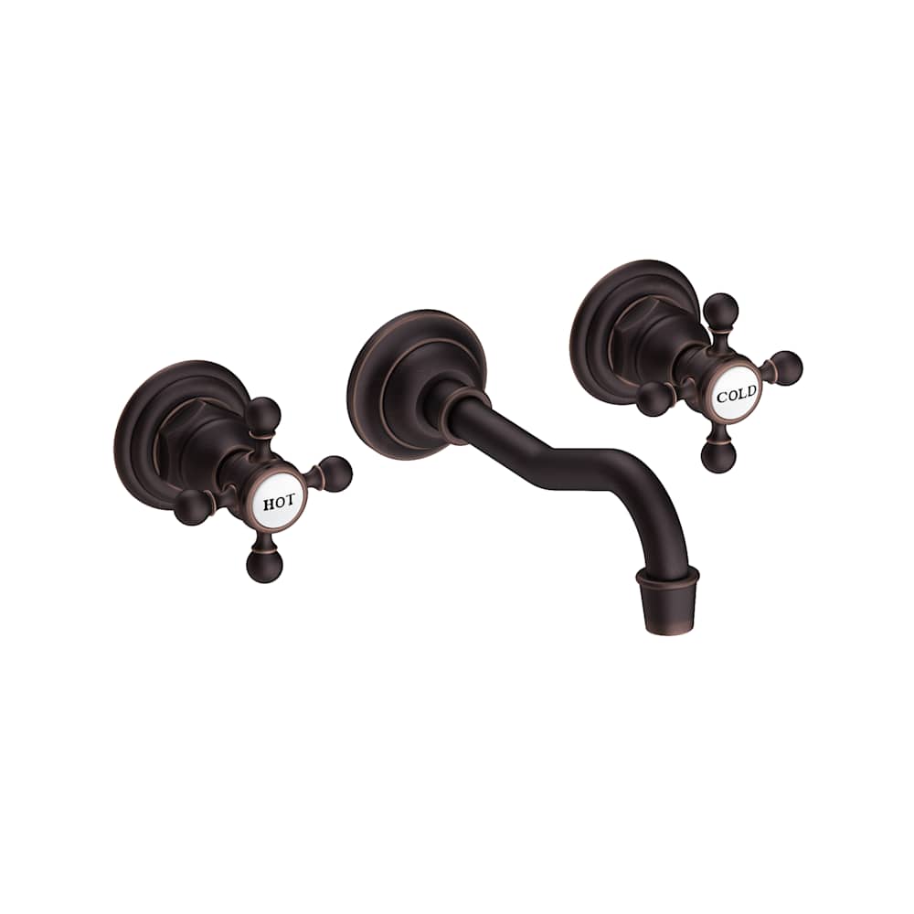 Chesterfield 1.2 GPM Wall Mounted Widespread Bathroom Faucet