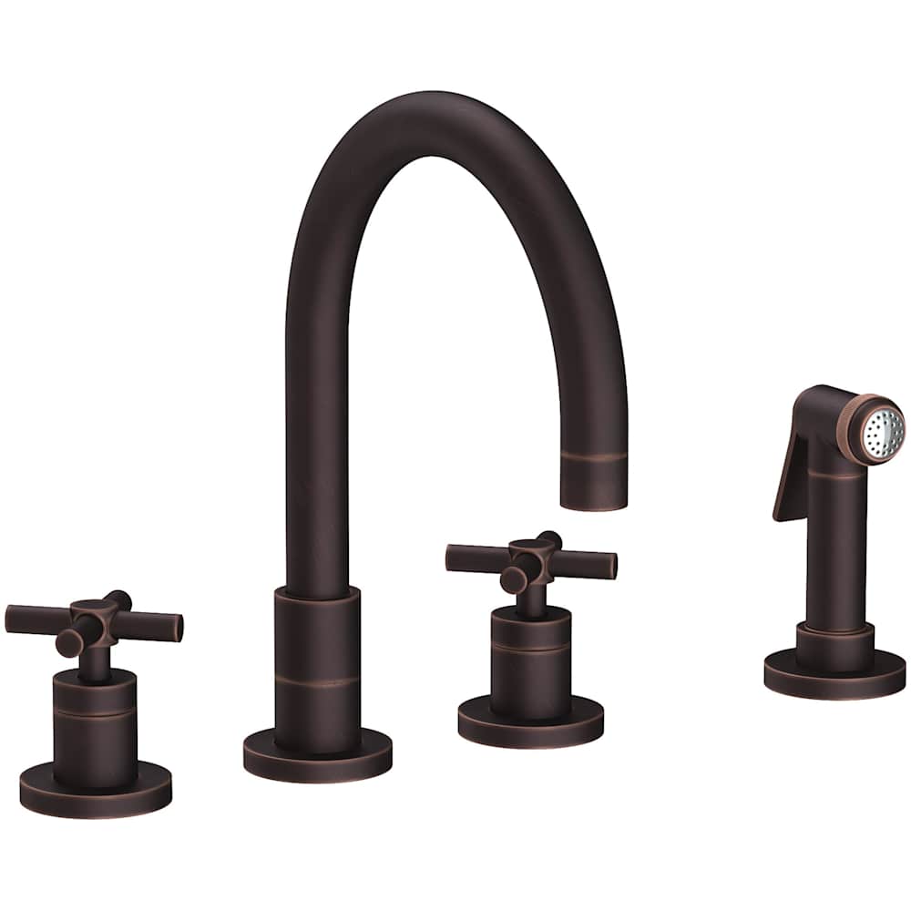 East Linear 1.8 GPM Widespread Kitchen Faucet