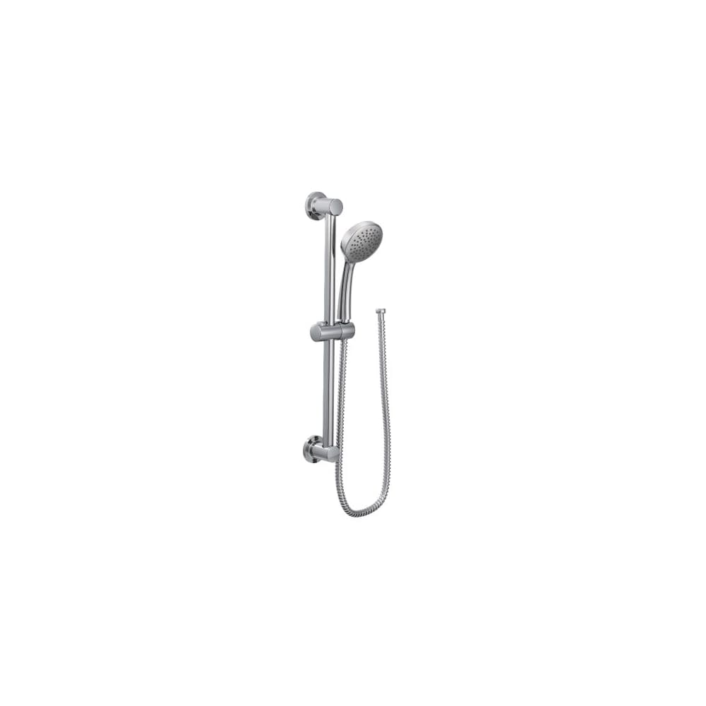 Moen Single Function Hand Shower Package with Hose and Slide Bar Included Chrome