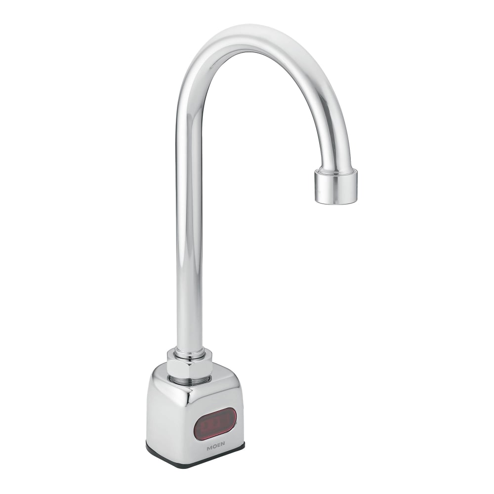 Moen Electronic Single Hole Bathroom Faucet with Control Box from the M-POWER Collection (Valve Included) Chrome