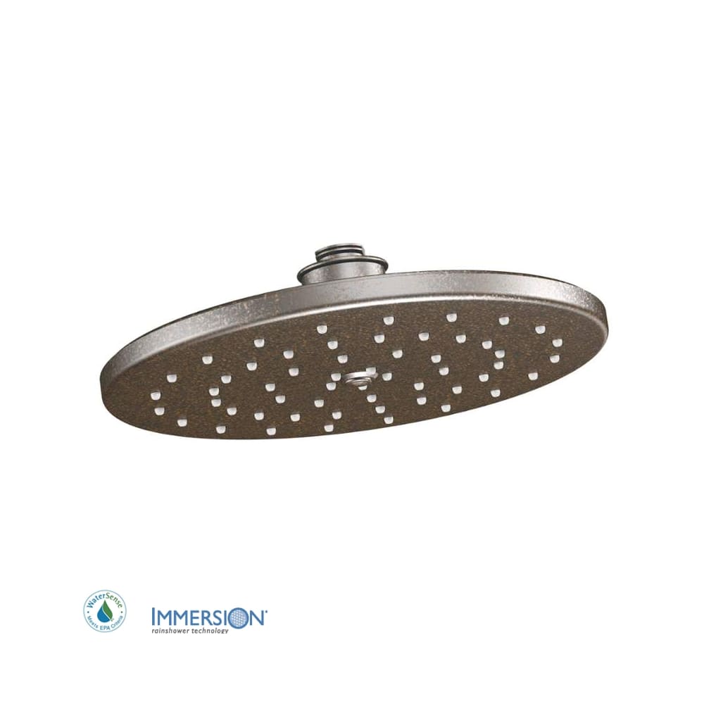 Moen 10" Rainshower Shower Head with 1.75 GPM Flow Rate from the Waterhill Collection Oil Rubbed Bronze