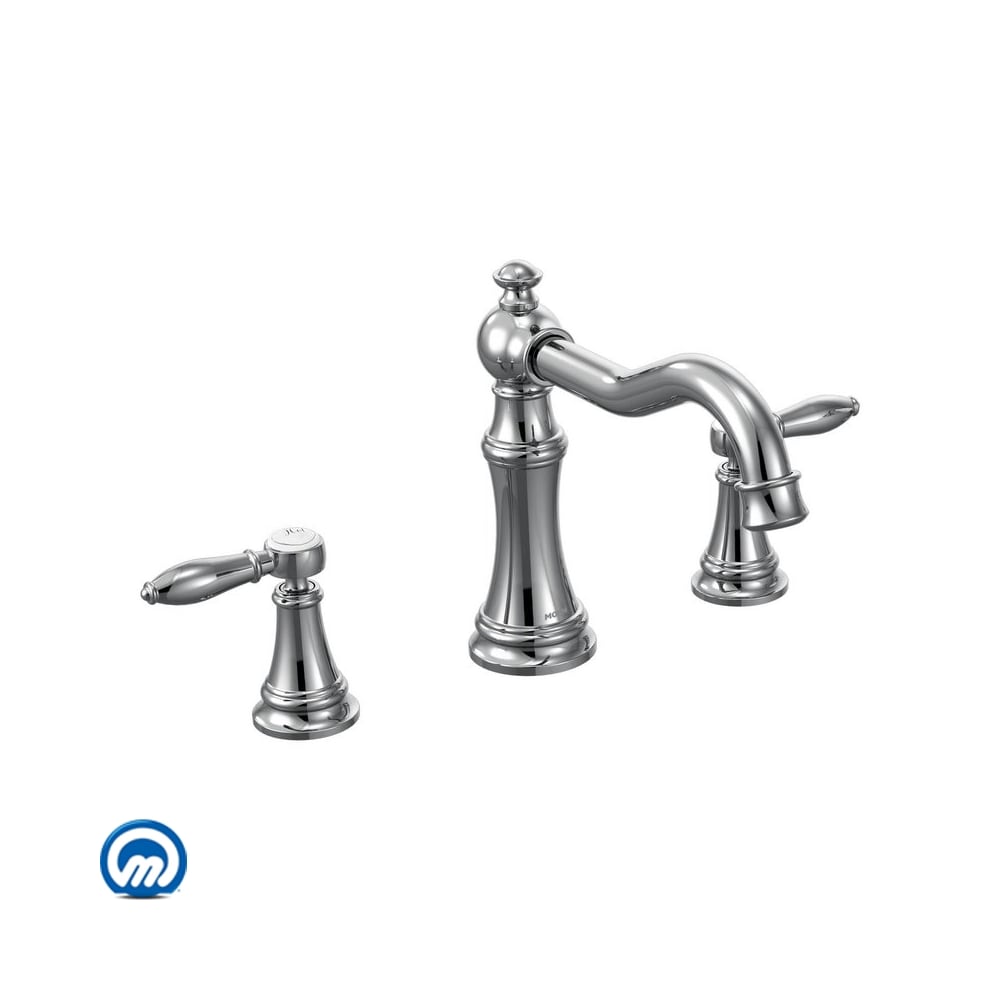 Moen Chateau Shower Only Trim Package with 1.75 GPM Single Function Shower Head Polished Chrome