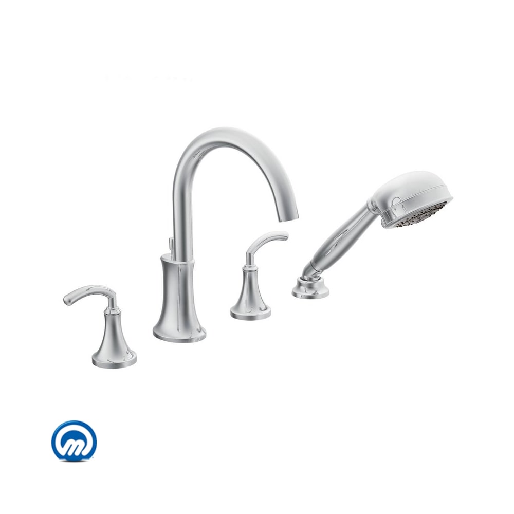 Moen 1.5 GPM Single Function Rain Shower Head Brushed Nickel