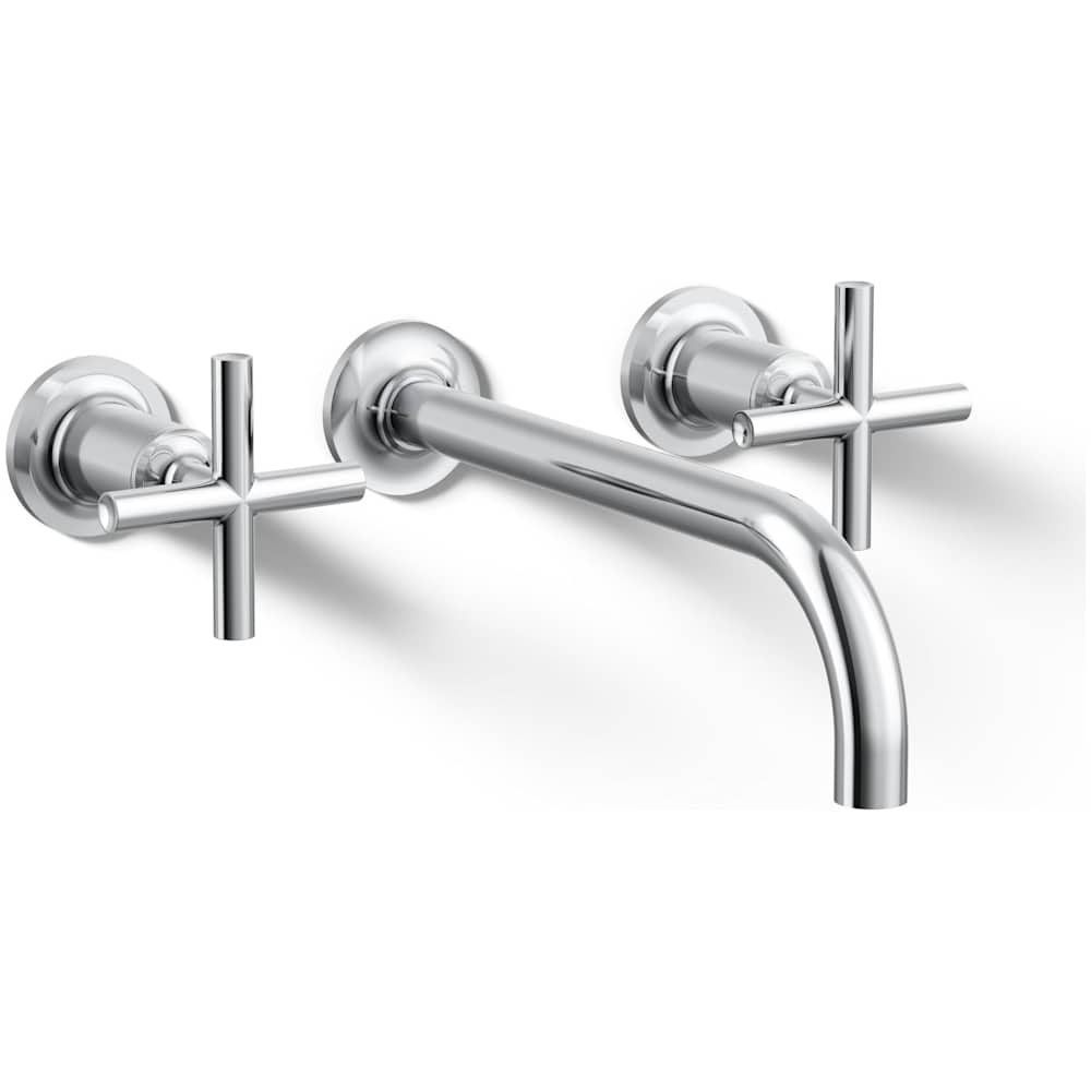 Purist 1.2 GPM Wall Mounted Widespread Bathroom Faucet