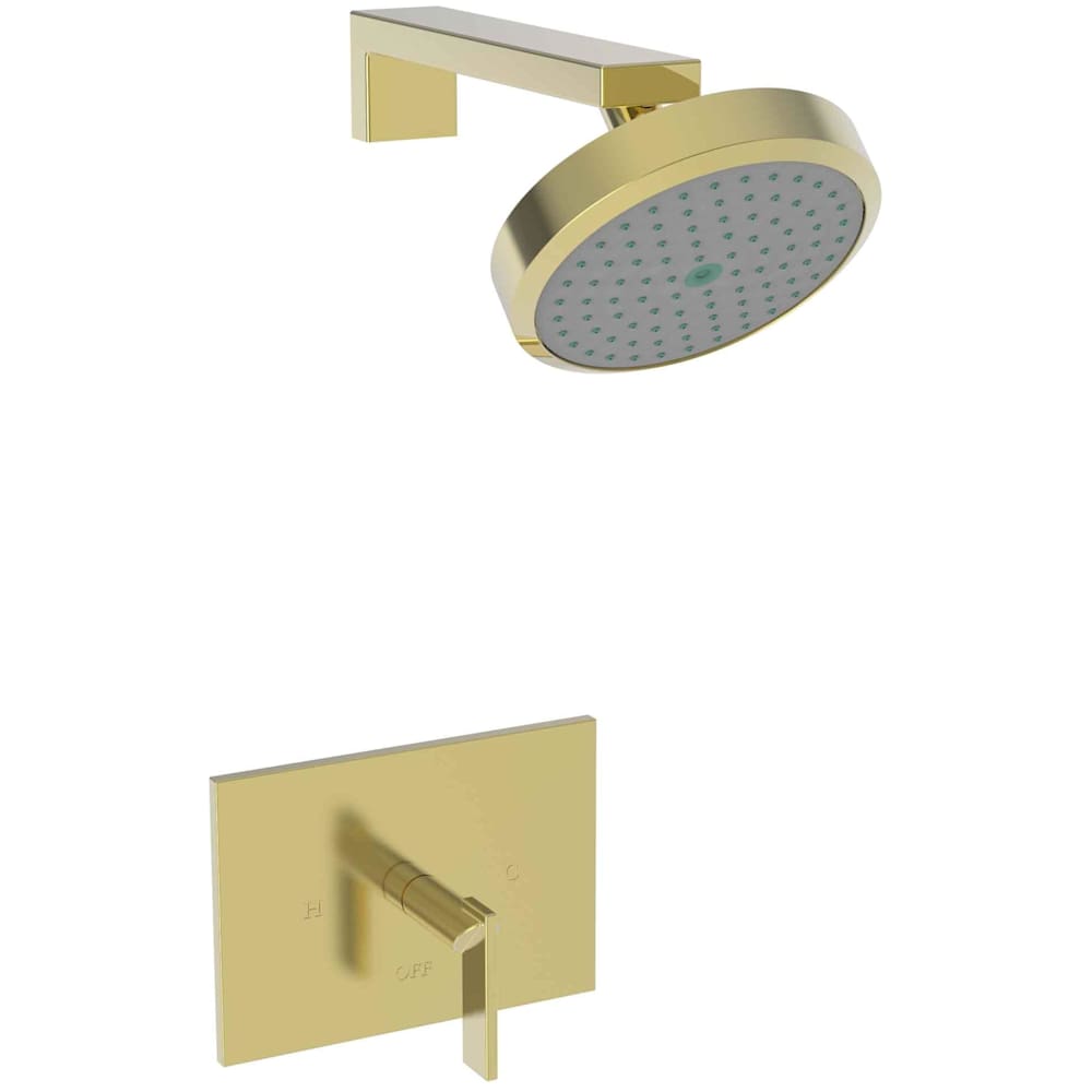 Metro Single Handle Shower Trim with Shower Head and a Metal Lever Handle