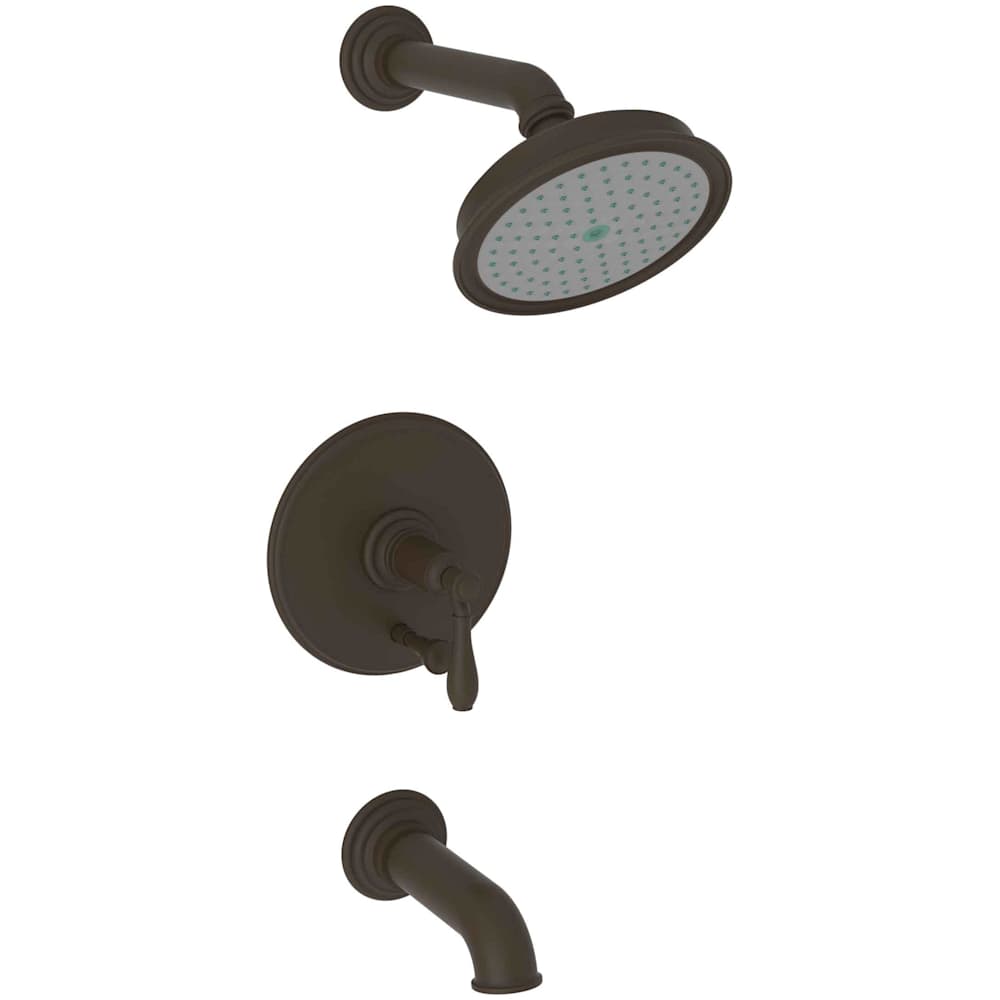 Ithaca Single Handle Tub and Shower Trim with Shower Head and Metal Lever Handle