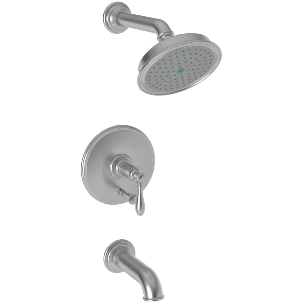 Ithaca Single Handle Tub and Shower Trim with Shower Head and Metal Lever Handle