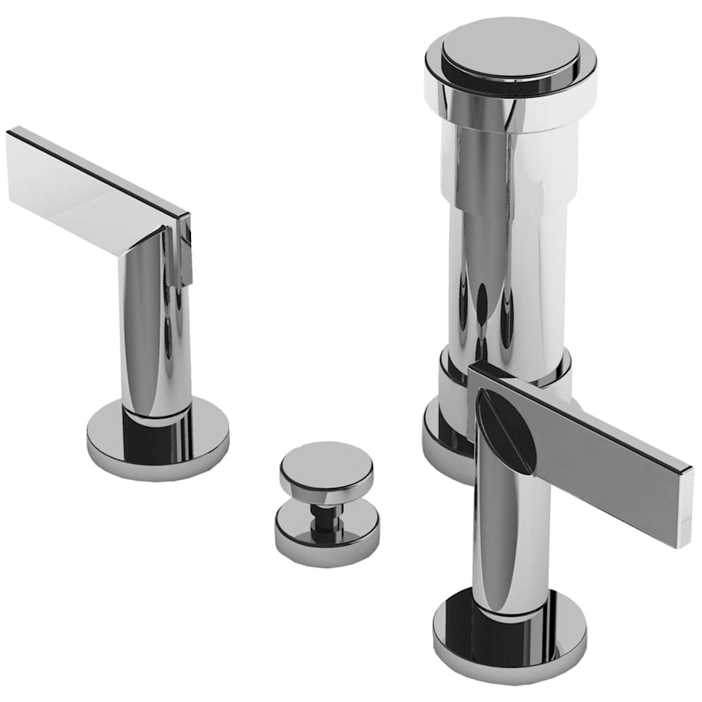 Keaton Bidet Faucet Widespread with Metal Lever Handles