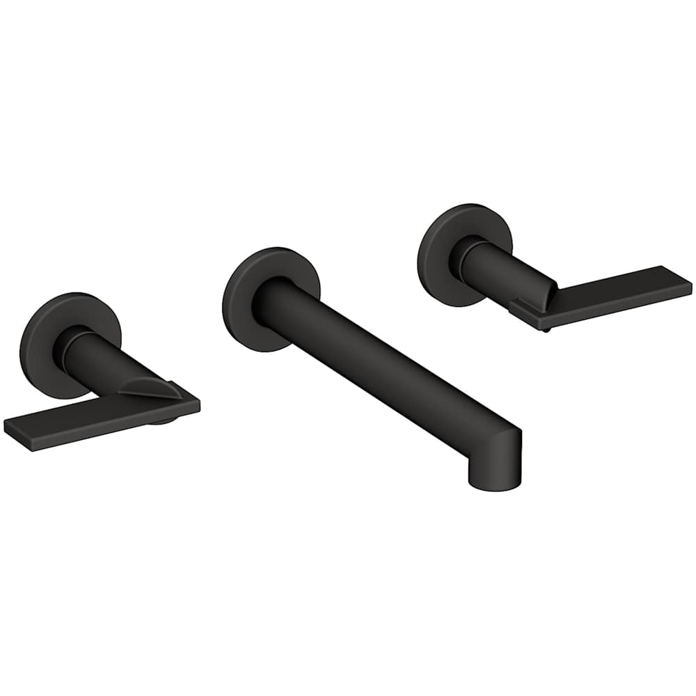 Keaton 1.2 GPM Wall Mounted Widespread Bathroom Faucet